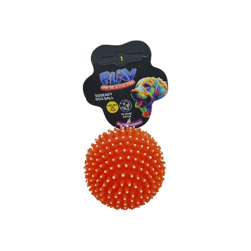 UBL PET BALL SQUEAKY AND SPIKY