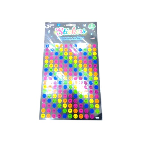 UBL NEON STICKERS 2 SHEETS 3 DE