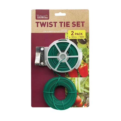 UBL WIRE TIE WCUTTER 30M 2PK