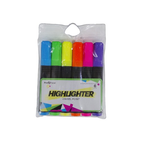 UBL HIGHLIGHTERS CHISEL POINT 6