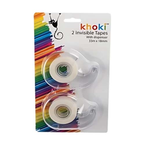 UBL STICKY TAPE INVISIBLE 2PK 3