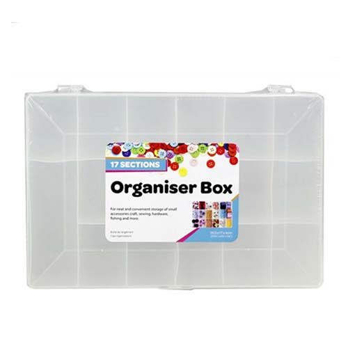UBL ORGANISER BOX PLAS 17-SECTI
