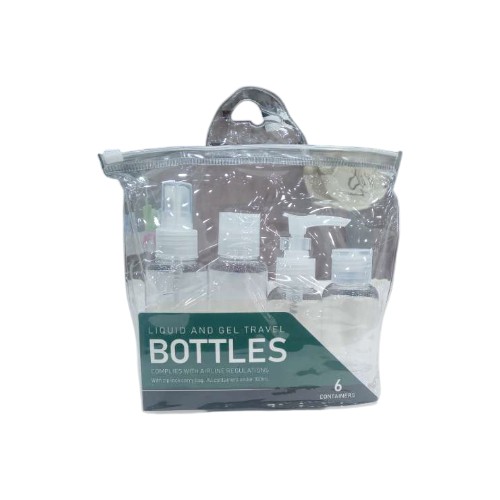 UBL TRAVEL BOTTLES SET 6 PIECES