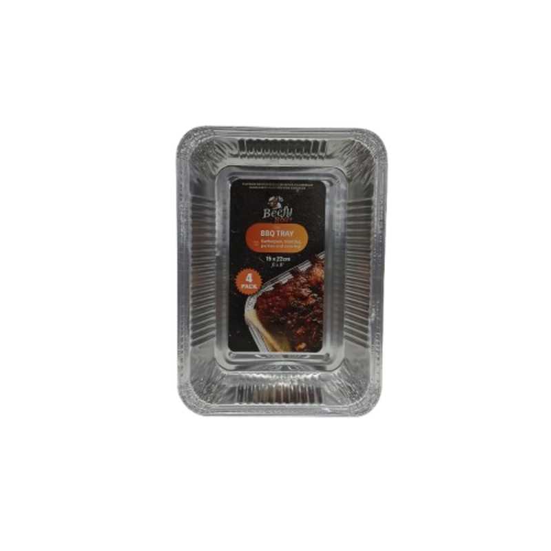UBL FOIL SERVING TRAYS 4 PACK
