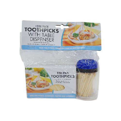 UBL TOOTHPICKS WDISPENSER 1200P