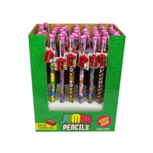UBL JUMBO PENCILS W SHARPENER