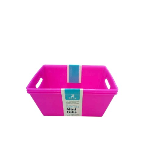 UBL MINI STORAGE TUBS 3 PACK