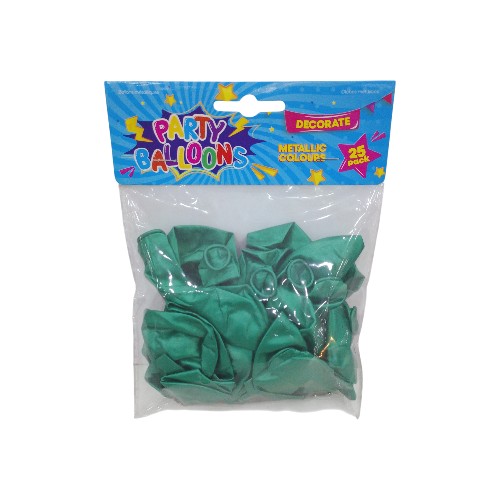 UBL BALLOONS METAL SOLID COL 25