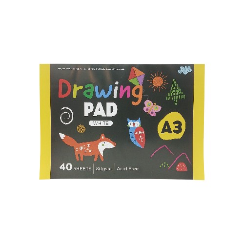 UBL DRAWING PAD A3 80GSM 40SHT