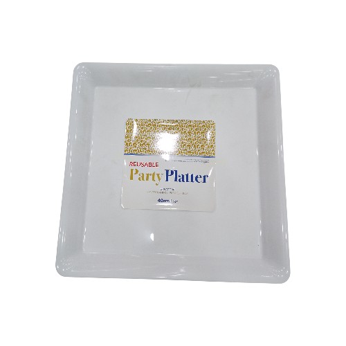 UBL PARTY SQUARE PLATTER 40CM