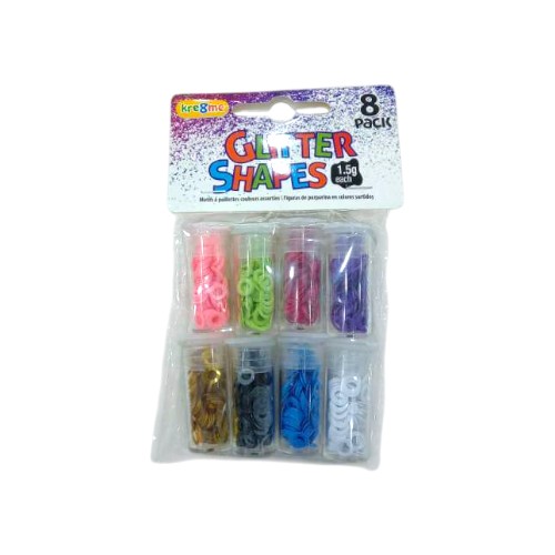 UBL GLITTER SHAPES 8 PACK 2 DES