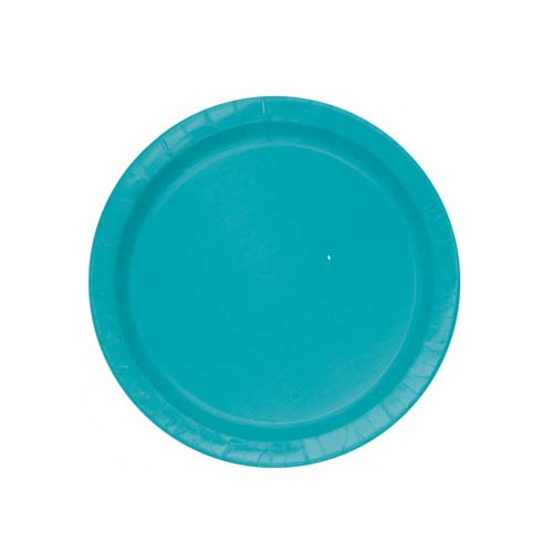 UBL PARTY PLATES 18CM TEAL 10PK