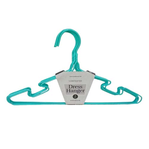 UBL DRESS HANGERS 5 PACK-ASSORT