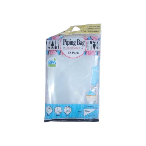 UBL DISPOSABLE PIPING BAGS 12 P