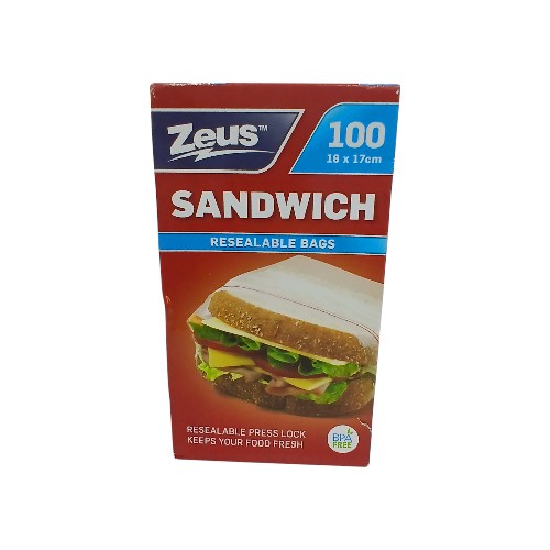 UBL RESEALABLE SANDWICH BAGS 10