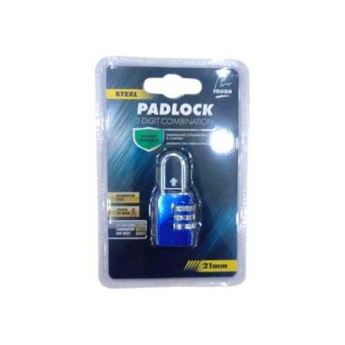 UBL COMBINATION PADLOCK 3-DIGIT