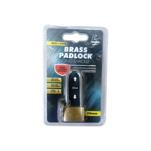 UBL BRASS PADLOCK LONG SHACKLE