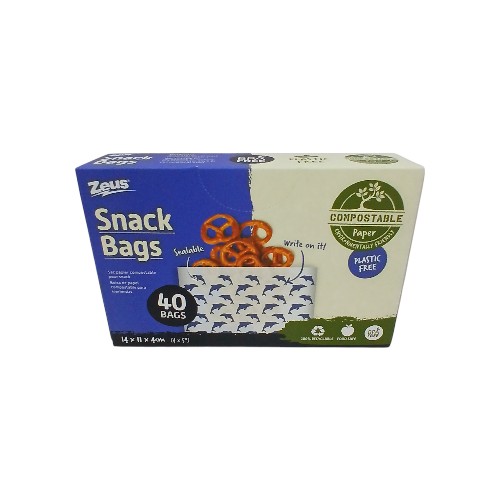 UBL COMPOSTABLE SNACK BAG 40PK