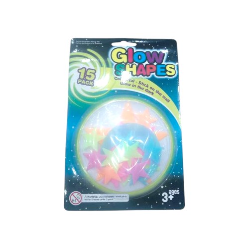 UBL GLOW IN THE DARK SHAPES 3 D