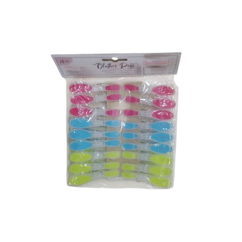 UBL SOFT GRIP CLOTHES PEGS 18 P