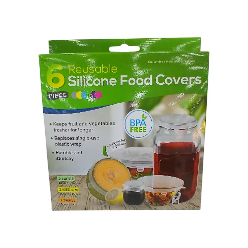 UBL SILICONE BOWL COVERS 6PC SE