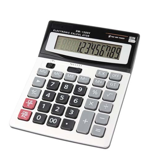 UBL CALCULATOR 12 DIGIT BATTERY