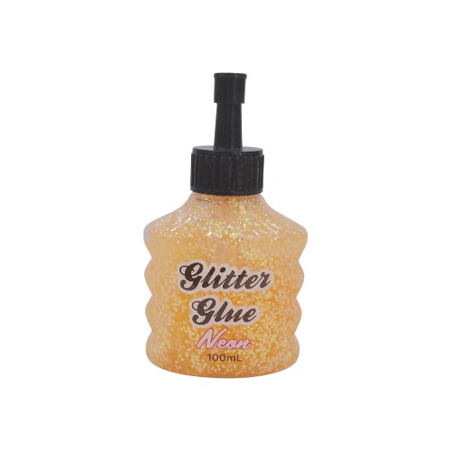 UBL GLITTER GLUE NEON 100ML 6AS