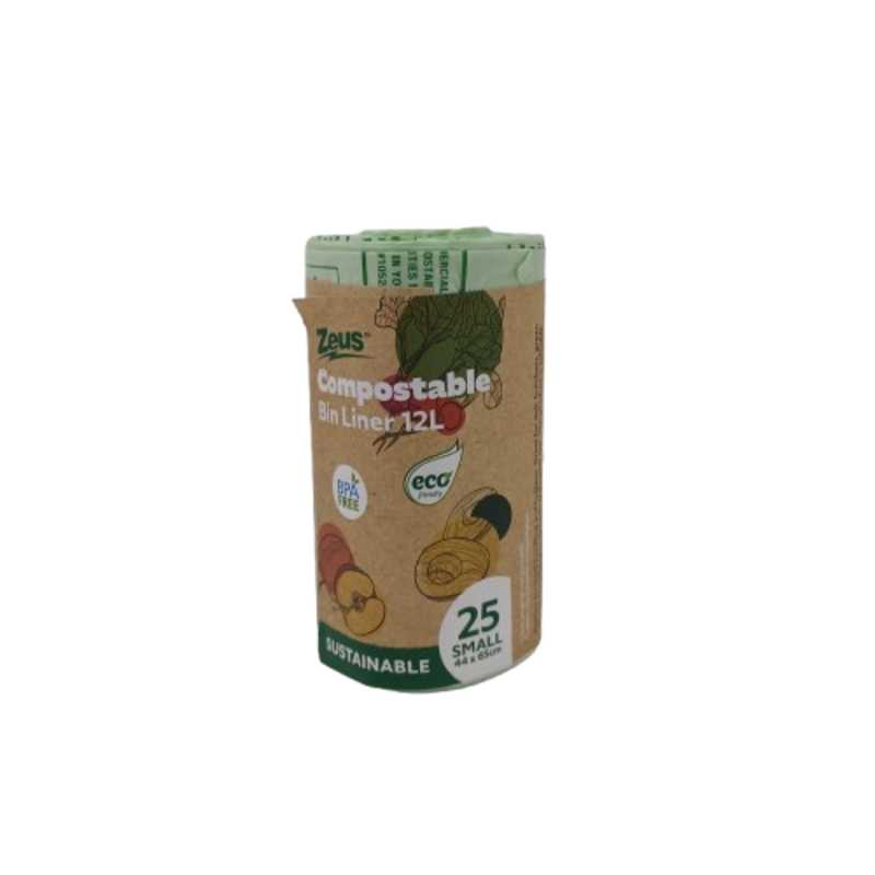 UBL COMPOSTABLE BIN LINERS 12L