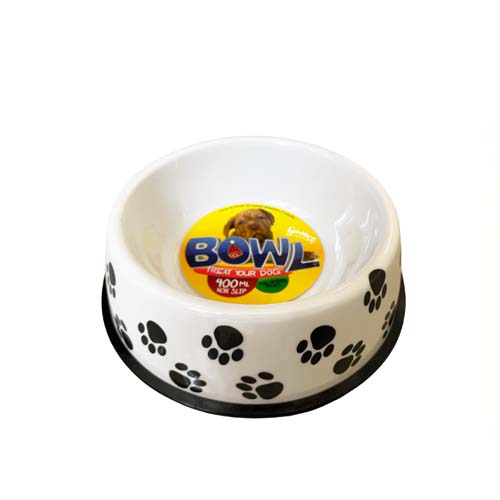 UBL DOG MELAMINE BOWL 400ML 2 C