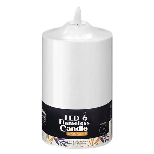 UBL LED FLAMELESS CANDLE 7.5X10