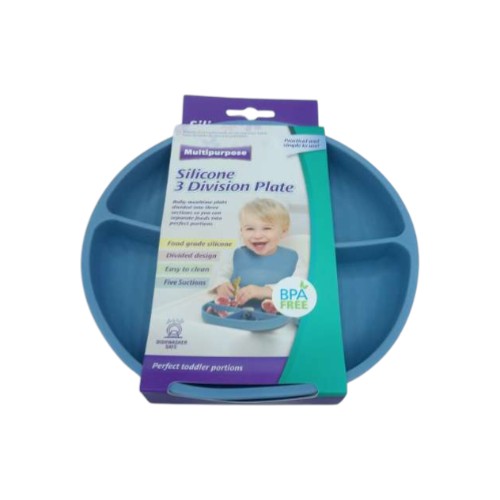 UBL SILICONE 3 DIVISION PLATE