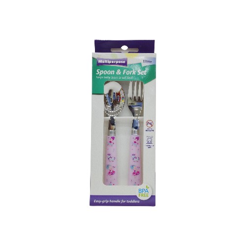 UBL TODDLER SPOON  FORK SET 2 D