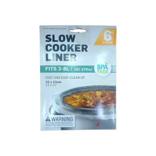UBL SLOW COOKER LINER 6 PACK
