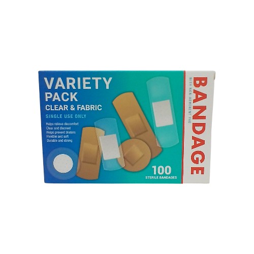 UBL FABRIC BANDAGES CLEAR 50 PA