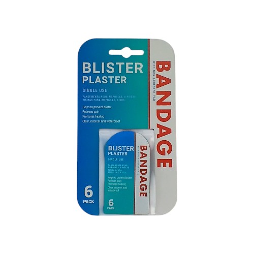 UBL BANDAGE BLISTER PLASTERS 6P