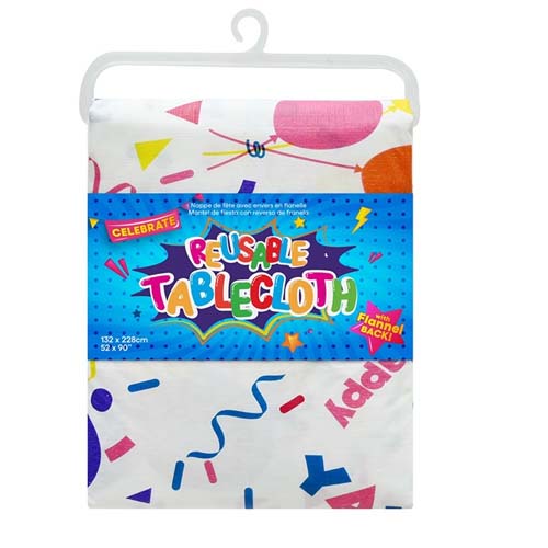 UBL PARTY TABLECLOTH FLANNEL BA