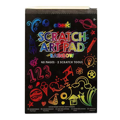UBL RAINBOW SCRATCH PAPER A4 8P