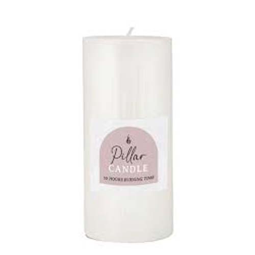 UBL CANDLE PILLAR WHITE 7X10CM