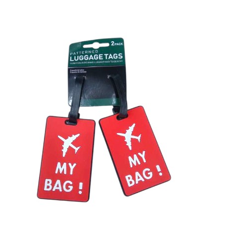 UBL LUGGAGE TAGS 10.5X6.5CM 2 D