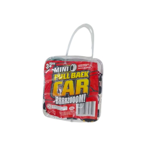 UBL MINI PULL BACK CAR 6 PACK