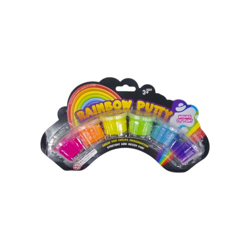 UBL RAINBOW PUTTY 6 TUB PACK