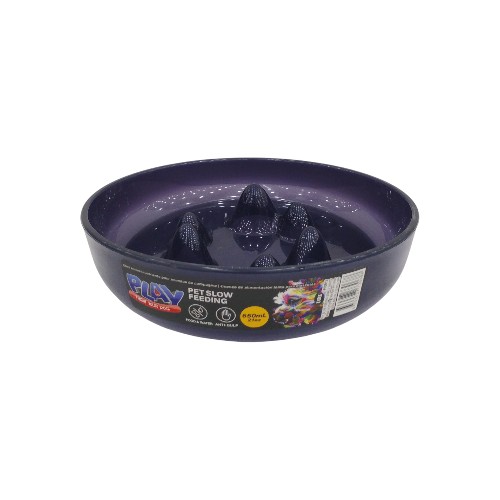 UBL PET SLOW FEEDING BOWL 2 ASS