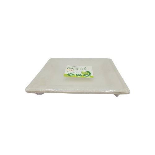 UBL COMPOSTABLE SQUARE PLATE 20