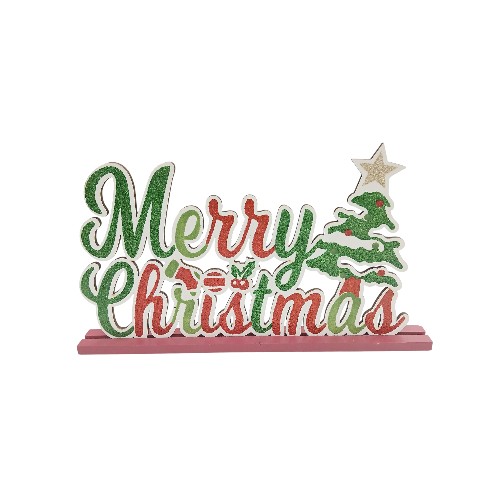 UBL MERRY CHRISTMAS GLITTER SIG