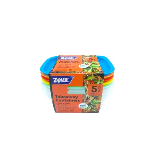 UBL FOOD CONTAINERS W LIDS 400M