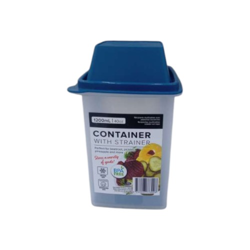 UBL FOOD CONTAINER W STRAINER 1