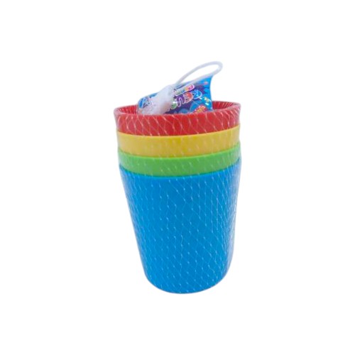 UBL PARTY CUPS 250ML 4 PACK COL