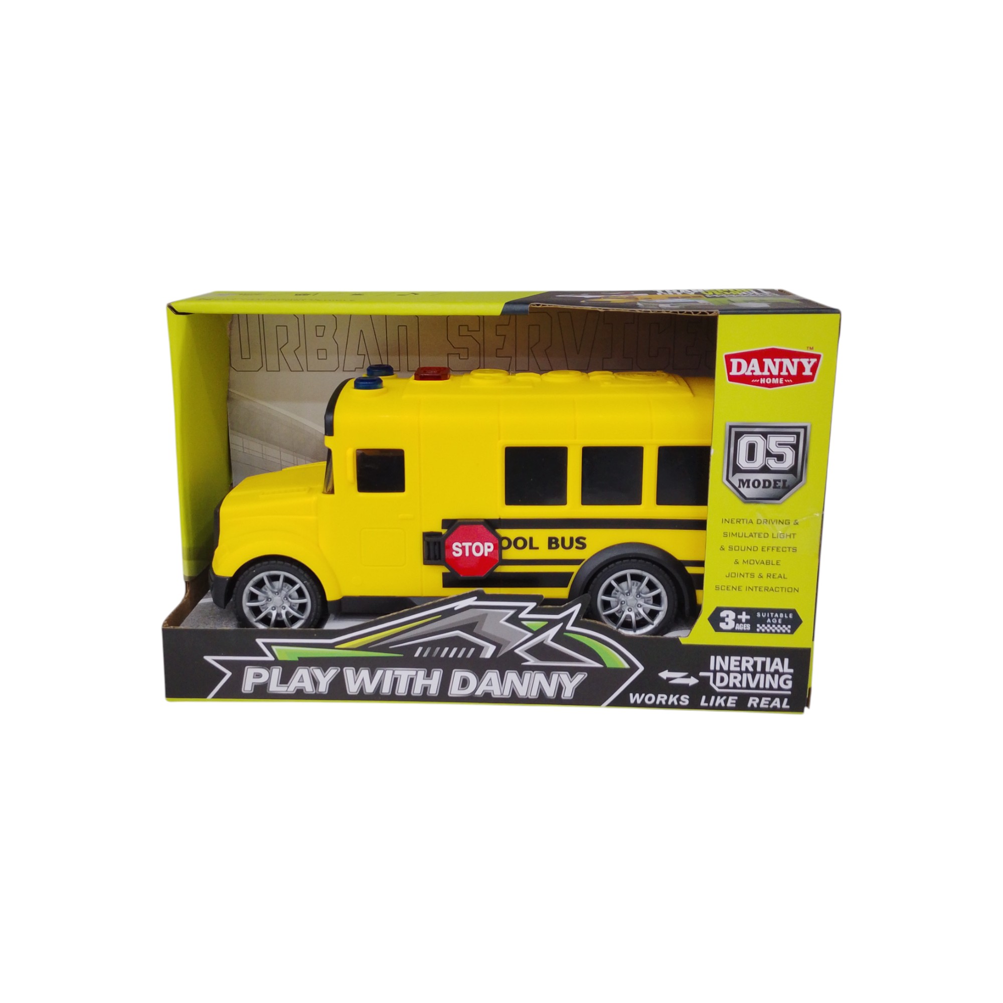 DANNYHOME TOY SCHOOL BUS LIGHT-