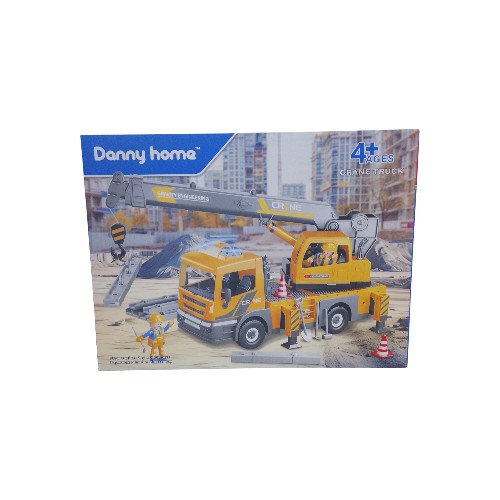 DANNYHOME CRANE TRUCK TOY W- LI
