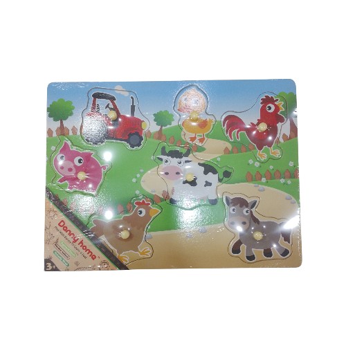 DANNYHOME WOODEN ANIMAL PUZZLE